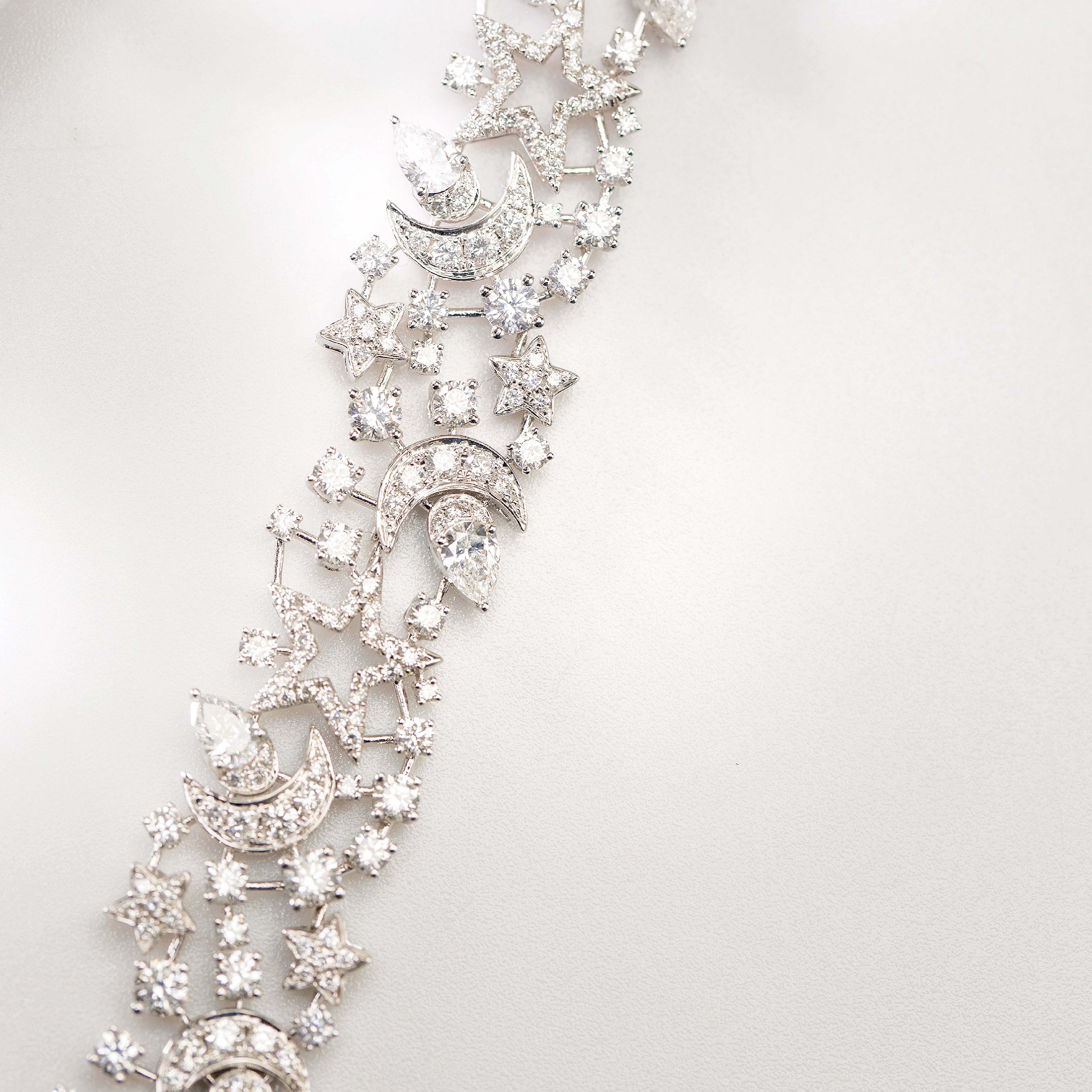 Luminous Cosmos Collection Bracelet Diamond 18K
