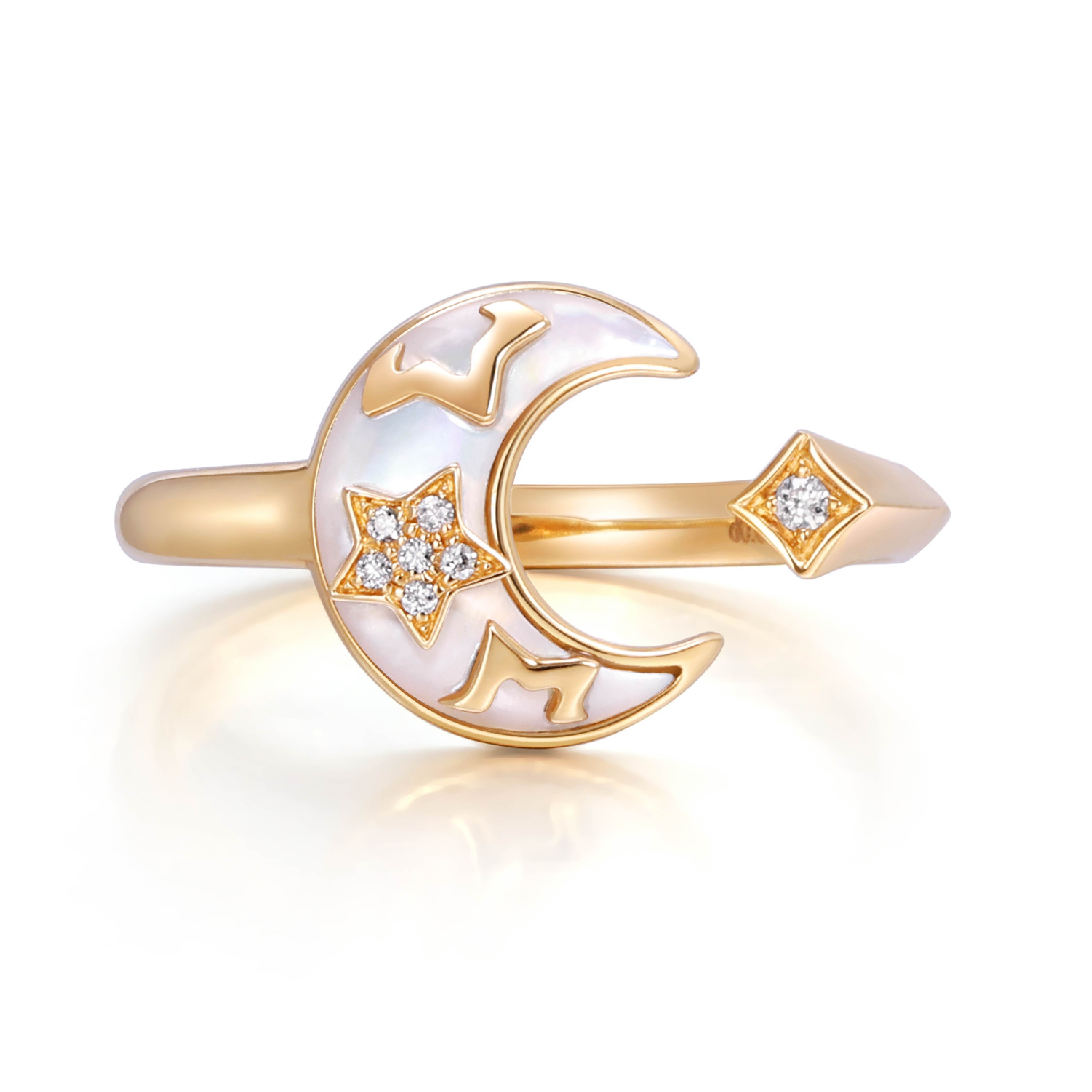 Celestial River Collection Ring Diamond 18K