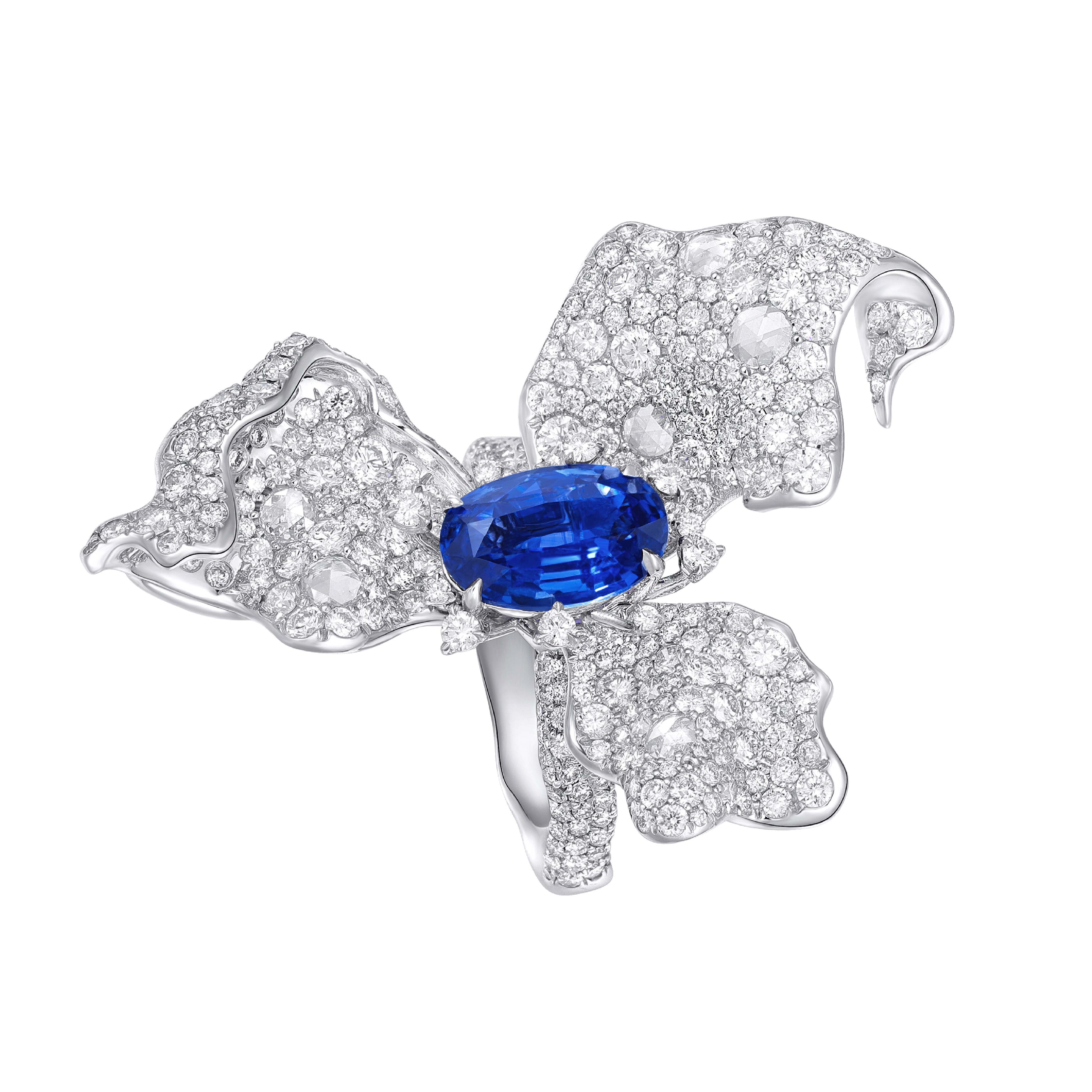 Garden Collection Ring Sapphire 18K