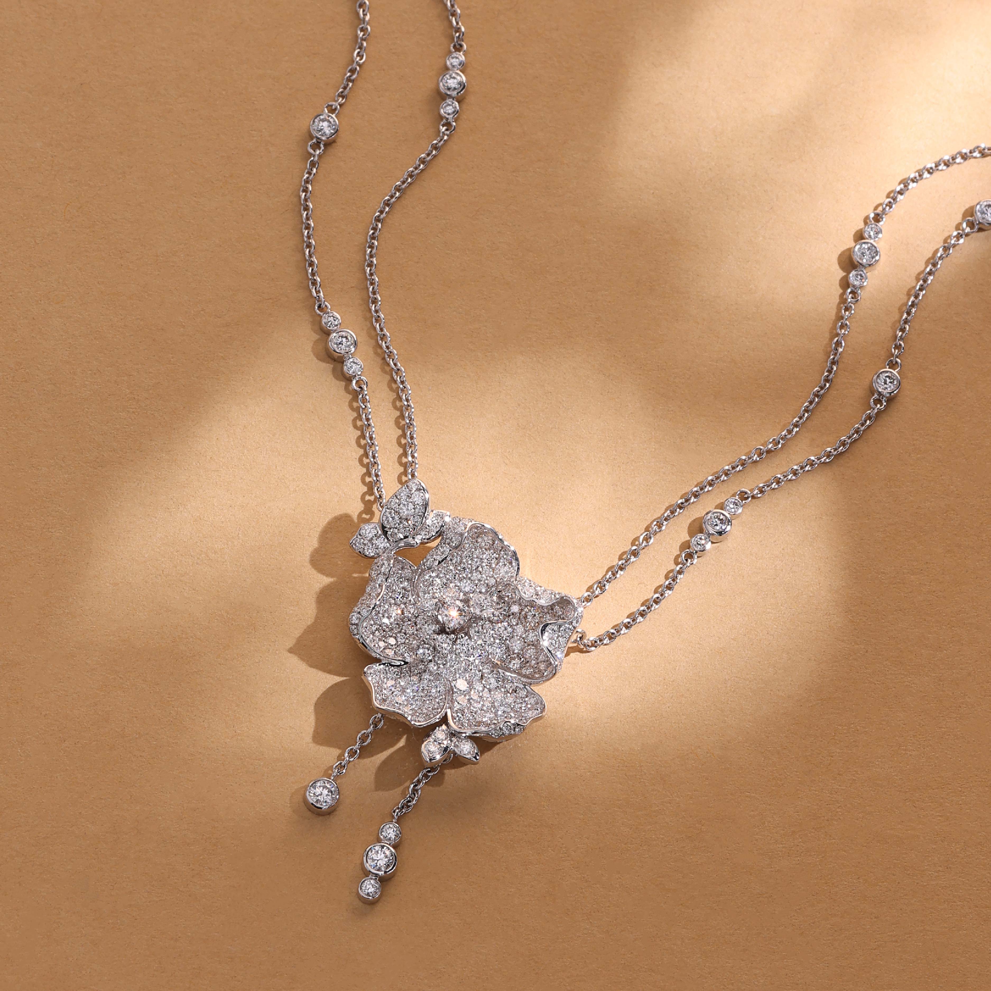 Garden Collection Necklace Diamond 18K