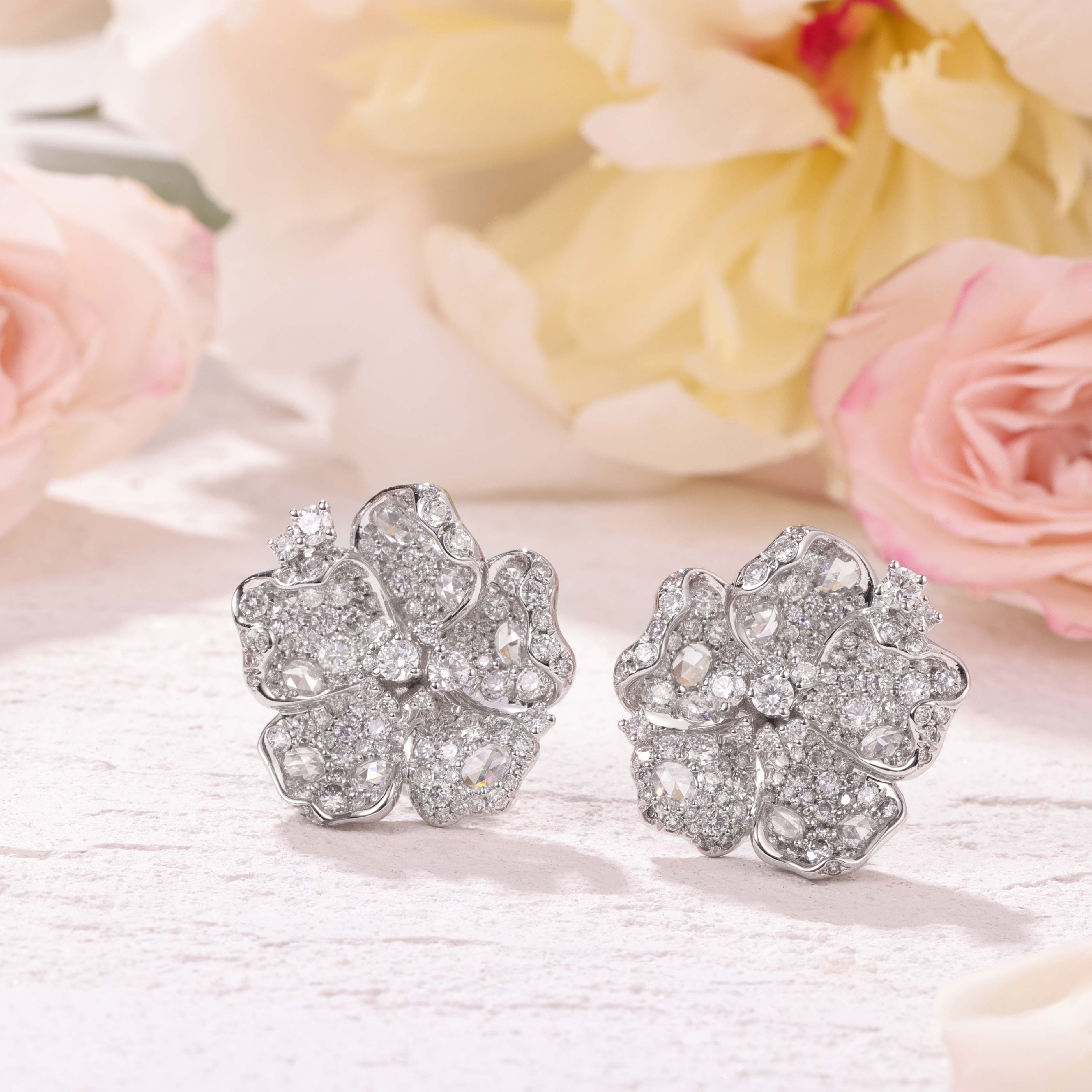 Garden Collection Earring Diamond 18K