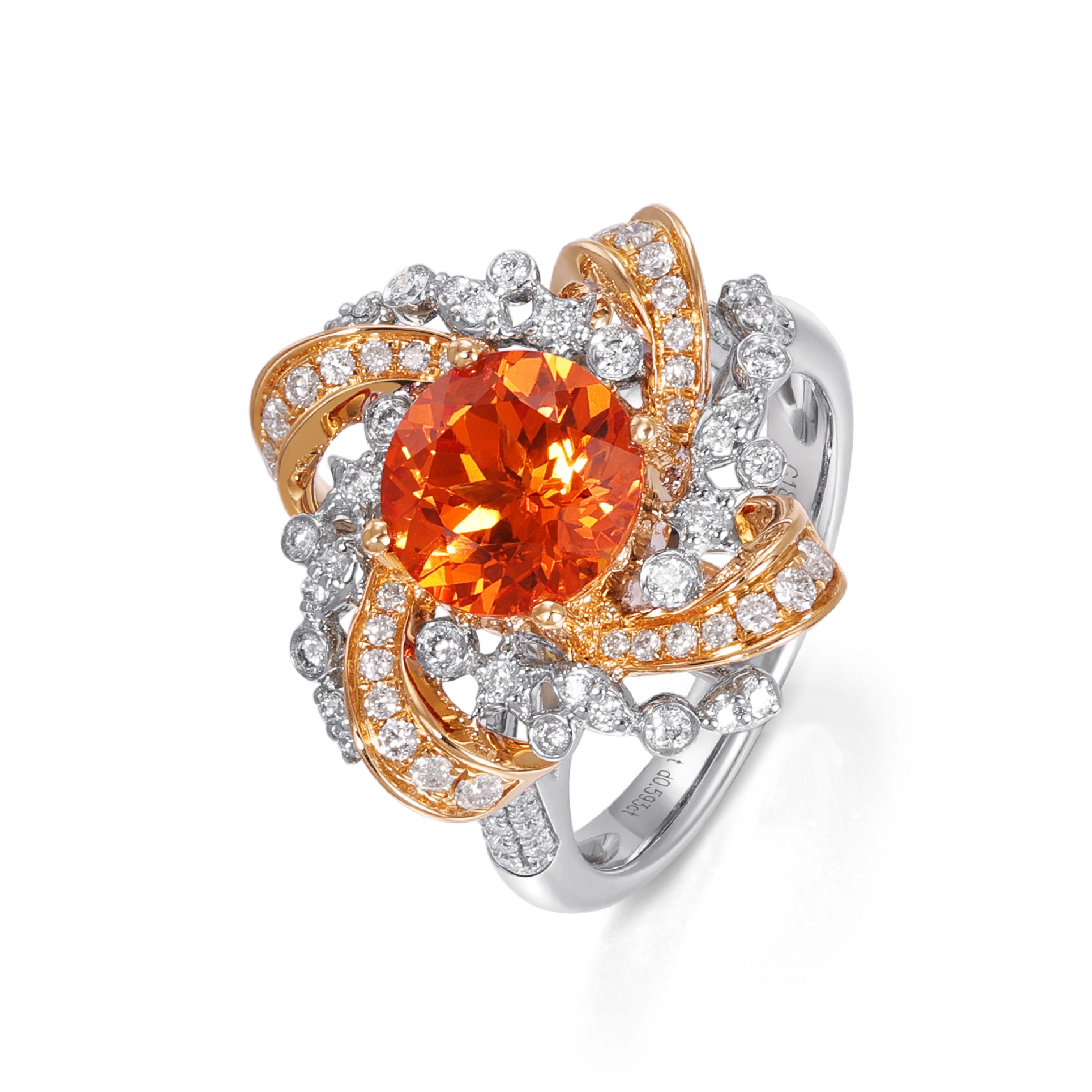 Luminous Cosmos Collection Ring Fanta Stone 18K