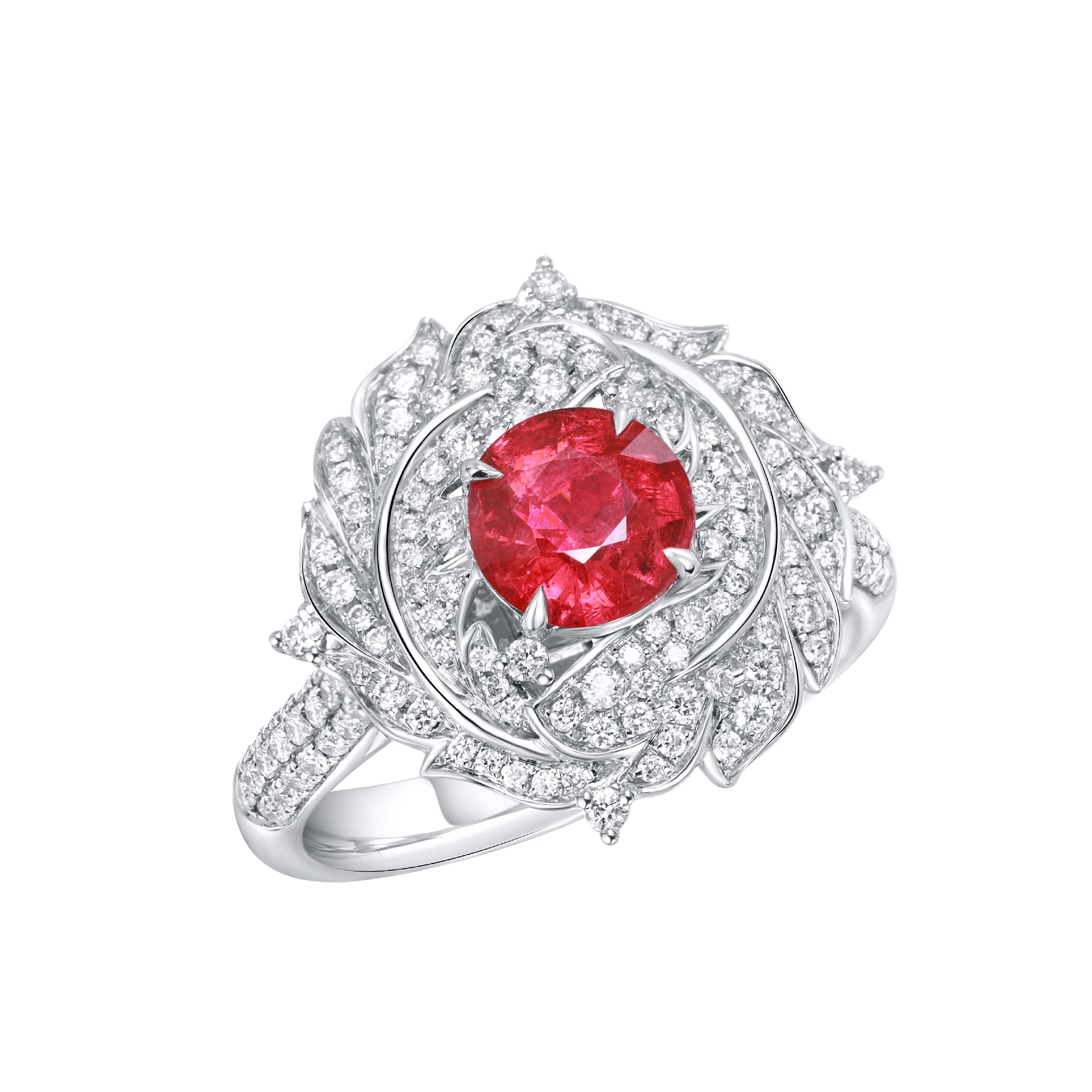 Natural Journey Collection Ring Spinel 18K