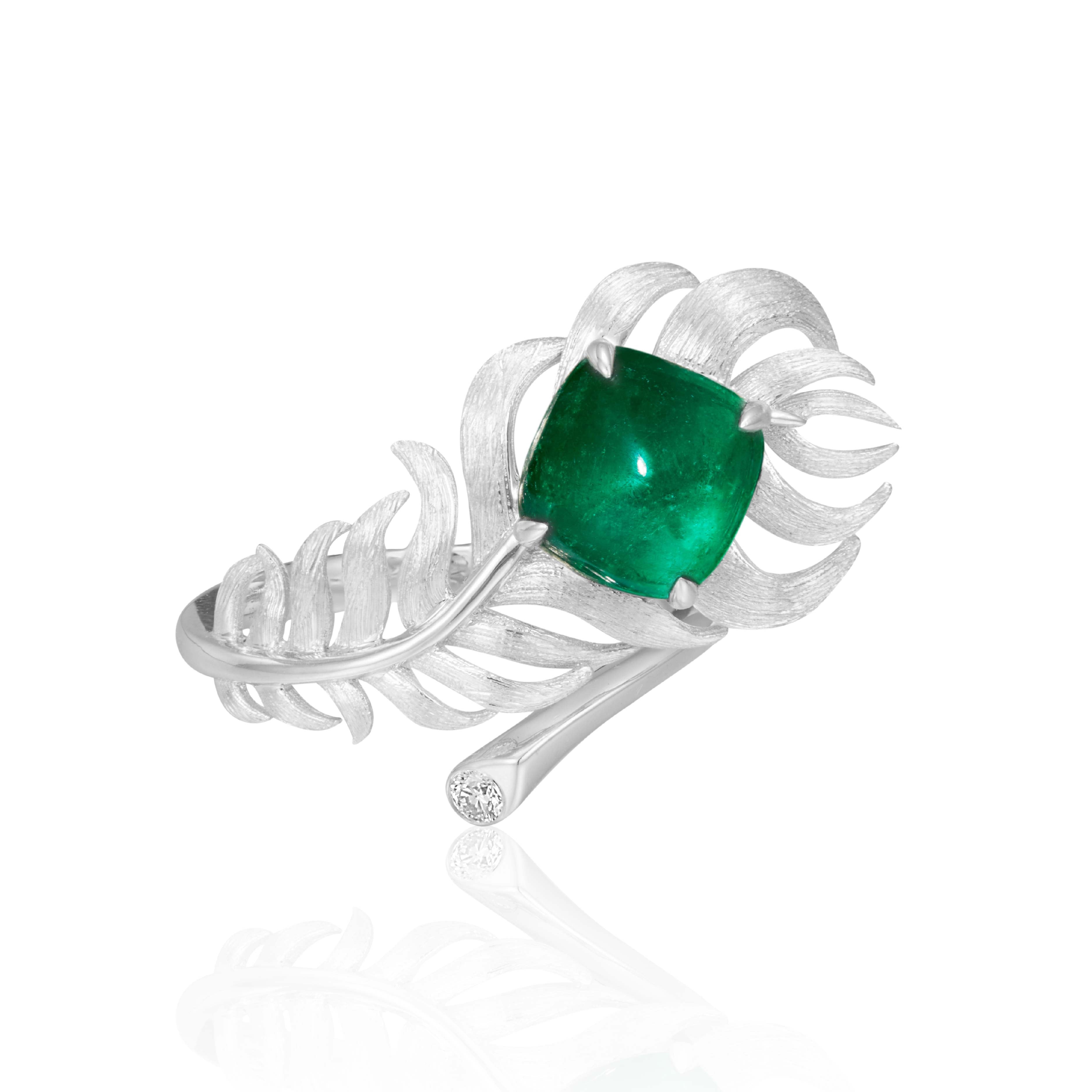 Natural Journey Collection Ring Emerald 18K