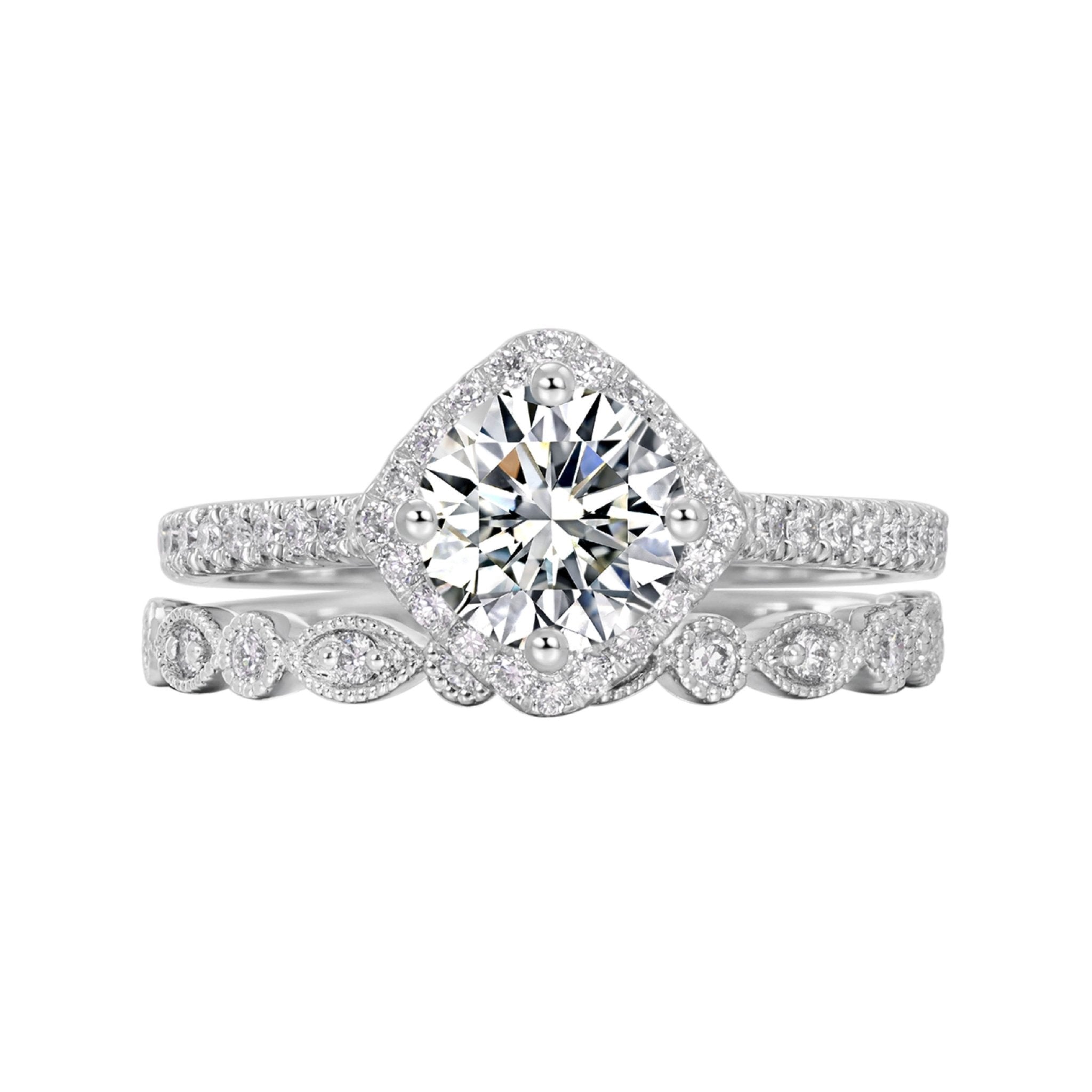 Bridal Collection Ring Diamond 18K - Twinkle Moon Jewelery