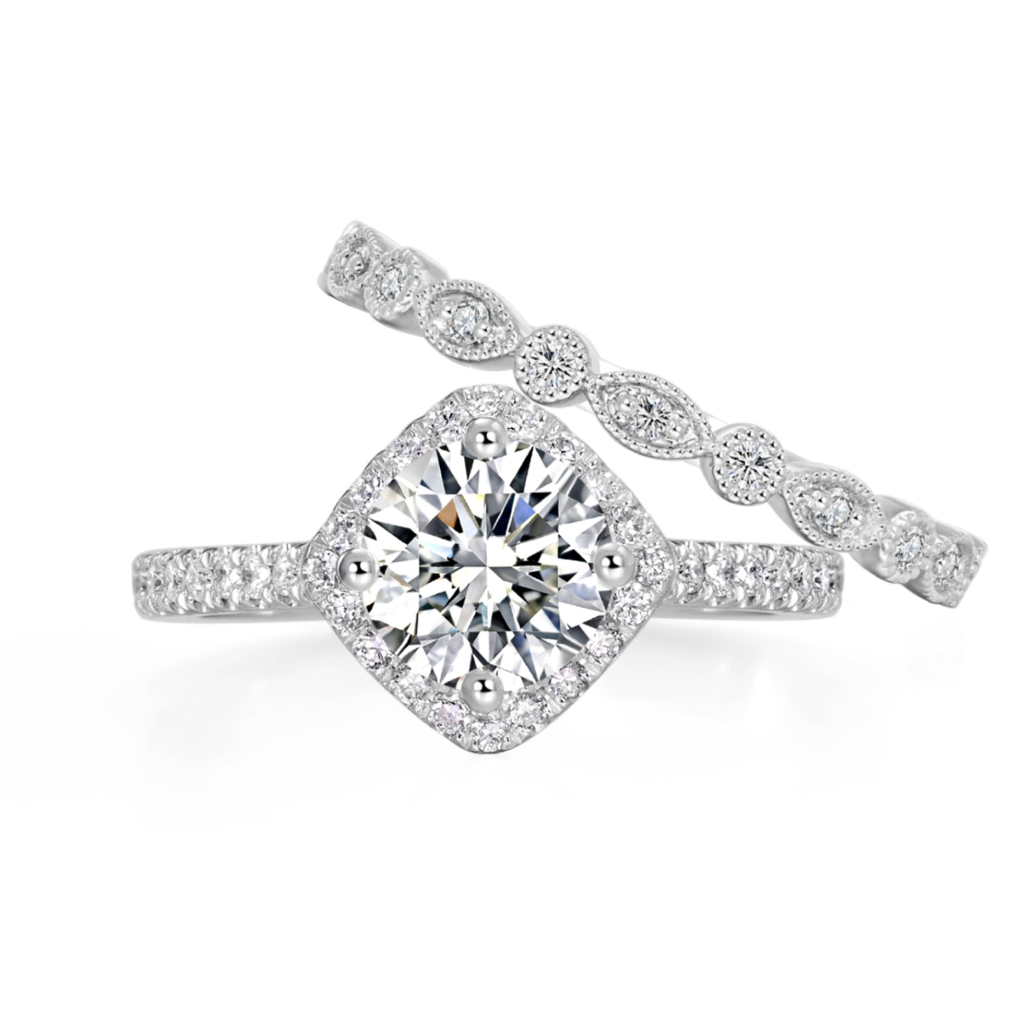 Bridal Collection Ring Diamond 18K - Twinkle Moon Jewelery