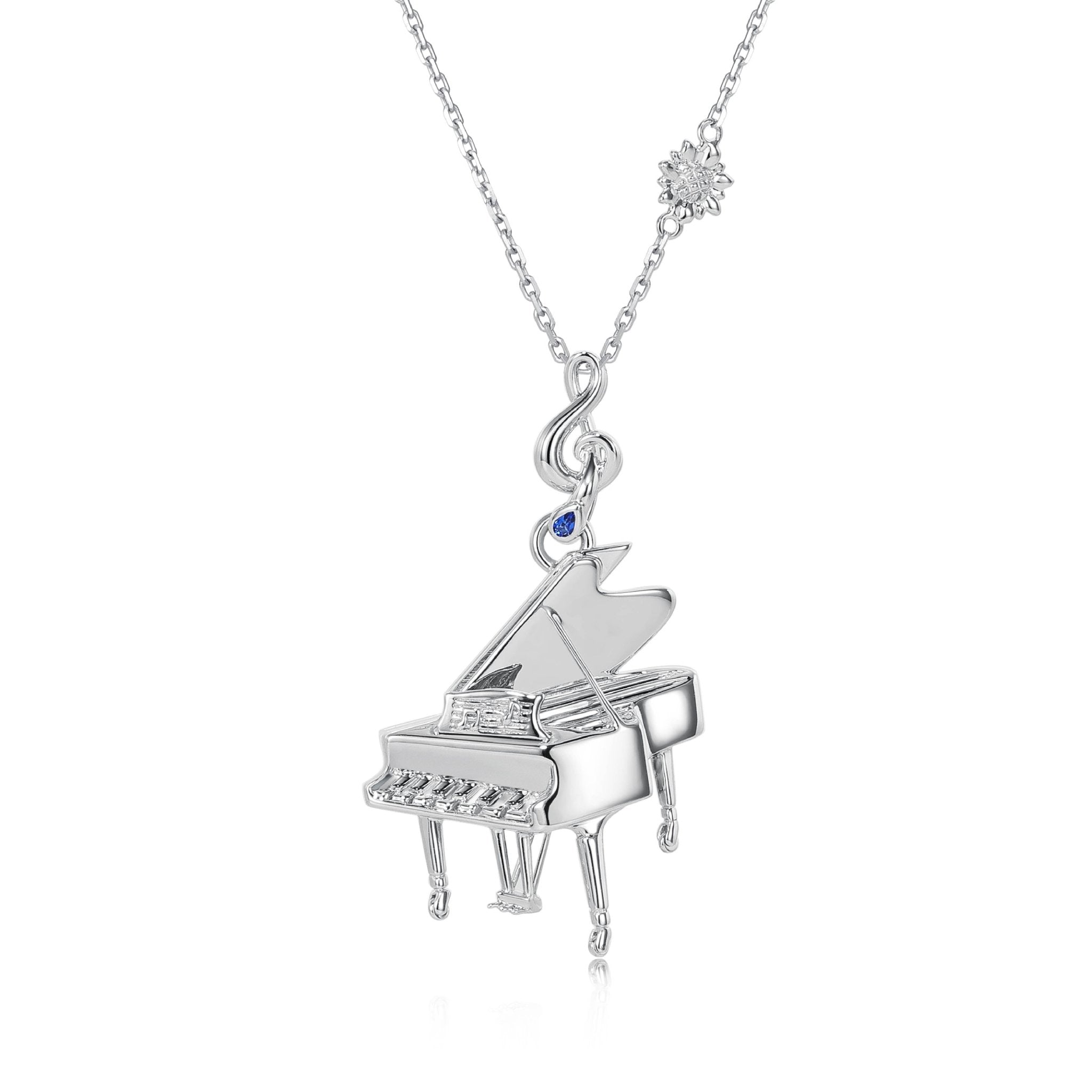 Embrace Collection Necklace Sapphire 18K - Twinkle Moon Jewelery